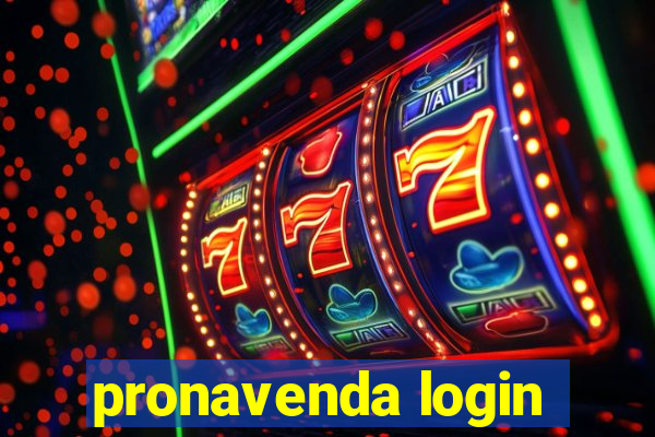 pronavenda login